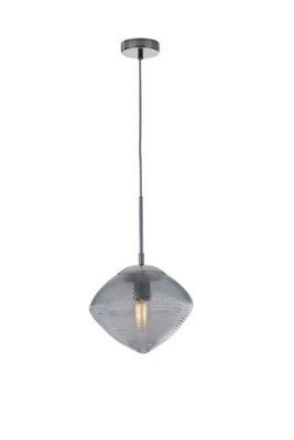 Luminosa Lighting Luminosa Greenwich Glass Ceiling Pendant, Aquamarine, E27