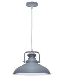 Long Life Lamps Company Industrial Vintage Ceiling Pendant Light Shade Grey Metal Lamp Shade M0113 - thumbnail 3