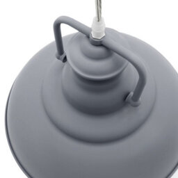 Long Life Lamps Company Industrial Vintage Ceiling Pendant Light Shade Grey Metal Lamp Shade M0113 - thumbnail 5