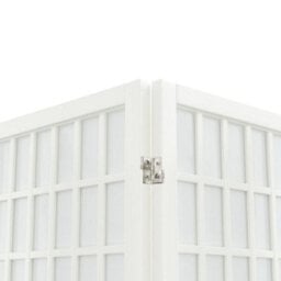 Walplus Folding 3 Panel Japanese Style Room Divider 120 By 170 Centimetres White - thumbnail 6