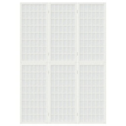 Walplus Folding 3 Panel Japanese Style Room Divider 120 By 170 Centimetres White - thumbnail 3