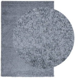 Berkfield Shaggy Rug Pamplona High Pile Modern Blue 140X200 Cm - thumbnail 3