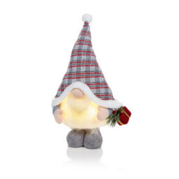 Premier Decorations Limited Light Up Grey Standing Christmas Gonk Carrying Parcel 50Cm - thumbnail 2