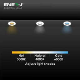 Ener-J 7W Fire Rated Led Downlight, Dimmable & Cct Changing 3000K-4000K-6000K, Ip65 Rated, Quick Connector - thumbnail 6