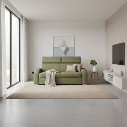 Oslo M 3 Living Room Sofa No Sleeping Function Mdf Chipboard Polyurethane Foam Wooden Frame 200X100X85 100Cm Green - thumbnail 2