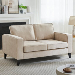 Furniture in Fashion Soho Fabric 2 Seater Sofa In Stone