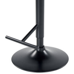Beliani Set Of 2 Bar Chairs Petersburg Faux Leather Swivel Black - thumbnail 8