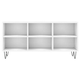Berkfield Sturdy Tv Cabinet White 103.5X30X50 Cm Engineered Wood - thumbnail 4