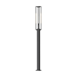 Luminosa Lighting Luminosa Cell 220Cm Outdoor Bollard Graphite Ip54 1Xe27 - thumbnail 1