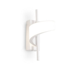 Luminosa Lighting Luminosa Tsunami 1 Light Spiral Wall Lamp, 12W Led, 3000K, 900Lm, Sand White - thumbnail 1