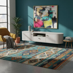 Tv Stand Cabinet 181Cm Media Unit Soft Close Metal Legs Cashmere - thumbnail 2