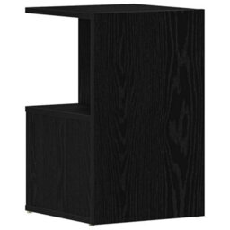 Berkfield Nightstands 2 Pcs Black Oak 35X35X55 Cm Engineered Wood - thumbnail 6
