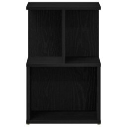 Berkfield Nightstands 2 Pcs Black Oak 35X35X55 Cm Engineered Wood - thumbnail 7