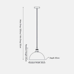 Pacific Lifestyle Ceiling Light Antique Silver Metal And Glass Dome Pendant - thumbnail 6