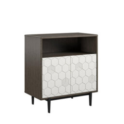 Dorel Olivia Storage Cabinet Grey Oak Look