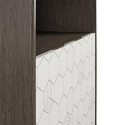 Dorel Olivia Storage Cabinet Grey Oak Look - thumbnail 4