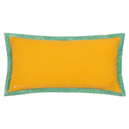 Paoletti Casa Embroidered Cotton Velvet Cushion Cover - thumbnail 2