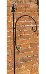 Poppy Forge Single Bird Crook Bare Metal/ready To Rust - Steel - L62.5 X W62.5 X H221 Cm