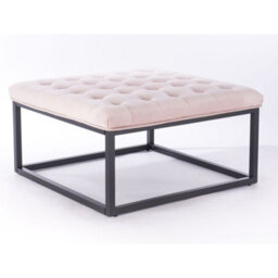 Uk Homeliving Falun Footstool Blush - thumbnail 3