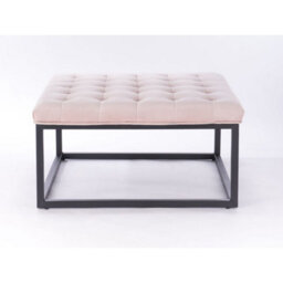 Uk Homeliving Falun Footstool Blush - thumbnail 1