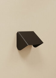 Cosmic Toilet Roll Holder, Black Matt, Wall-Mounted, 11,5 Cm. Collection Bwc - thumbnail 1