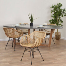 Uk Homeliving Bodan Dining Chair Natural - thumbnail 7