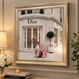 Home Luxe Interiors Dior Jewelry Champagne Step Frame Wall Art 40X40Cm Luxury Decor - thumbnail 5
