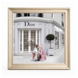 Home Luxe Interiors Dior Jewelry Champagne Step Frame Wall Art 40X40Cm Luxury Decor - thumbnail 3