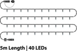 Eagle Connect String Lights Black Rubber Ip65 5M/40 Led Cool White - thumbnail 2