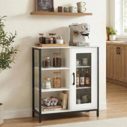 Coffee Bar Cabinet W/ Adjustable Shelves - thumbnail 5