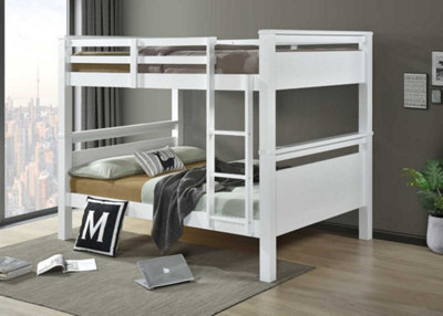 RF Beds Reinforced Beds Double Over Double Langham Quad Bunk Bed - White - image 1