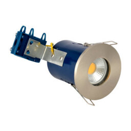 Plum&clay Iris Satin Recessed Gu10 Downlight Ceiling Spotlight Fire Rated Fitting Ip65