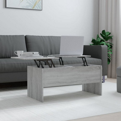 Berkfield Coffee Table Grey Sonoma 102X50.5X46.5 Cm Engineered Wood - image 1