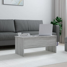 Berkfield Coffee Table Grey Sonoma 102X50.5X46.5 Cm Engineered Wood - thumbnail 3