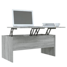 Berkfield Coffee Table Grey Sonoma 102X50.5X46.5 Cm Engineered Wood - thumbnail 4