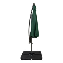 MonsterShop Cantilever Parasol 3M With Square Base  Green - thumbnail 2