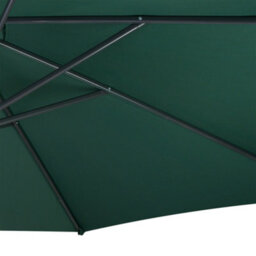 MonsterShop Cantilever Parasol 3M With Square Base  Green - thumbnail 9