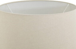Wholesome Home Large Stone Table Lamp, Grey Distressed Base, Beige Linen Shade, 60 X 60 X 78 Cm - thumbnail 4