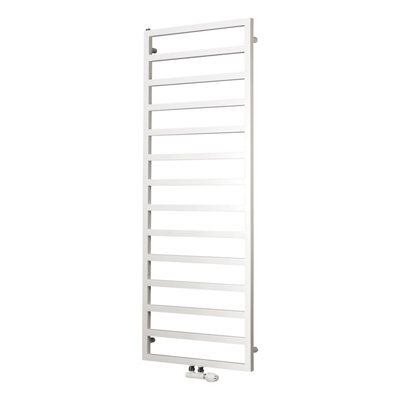 Ximax Pure White Towel Warmer (W)600mm X (H)1470mm - image 1