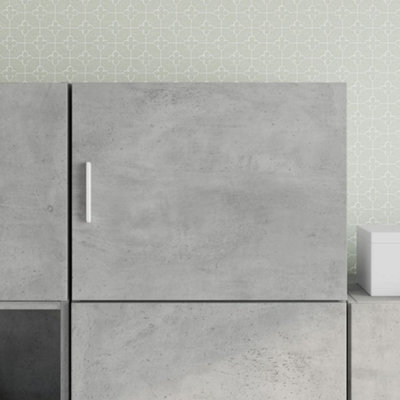 Berkfield Wall Cabinet Concrete Grey 50X42.5X40 Cm Engineered Wood - image 1