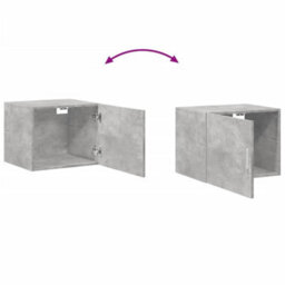 Berkfield Wall Cabinet Concrete Grey 50X42.5X40 Cm Engineered Wood - thumbnail 7