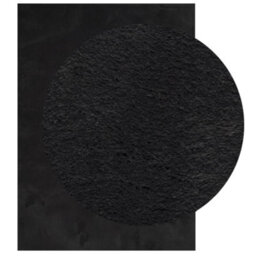 Walplus Rug Huarte Short Pile Soft And Washable Black 120X170 Cm - thumbnail 3