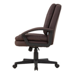 Living And Home Swivel & Height Brown Adjustable Office Chair With High Back - thumbnail 3