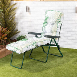Alfresia Bamboo Leaf Classic Sun Lounger Cushion - thumbnail 3