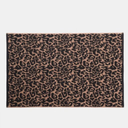 Leopard Hand Bath Towel Absorbent 100% Cotton Luxury Hotel Quality Bathroom Set 2 X Hand Towels - thumbnail 2