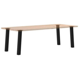 Berkfield Console Table Legs 4 Pcs Black 72 Cm Steel - thumbnail 8