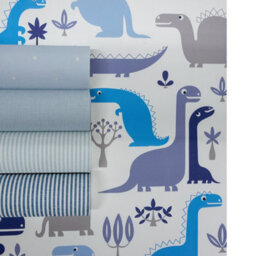 Grandeco Dinosaur Nursery Textured Wallpaper Blue - thumbnail 5