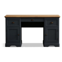 Furniture 48 Ashton Oak And Blue Painted Computer Desk