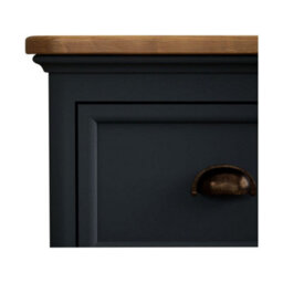 Furniture 48 Ashton Oak And Blue Painted Computer Desk - thumbnail 5
