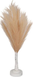 Shatchi  70Cm Champagne Feather Tree Table Lamp Warm White Leds Lighted Pampas Tree - Battery-Operated Decorative - thumbnail 1